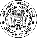 New Jersey Supreme Court | Certified Attorney | Seal of the Supreme Court of New Jersey